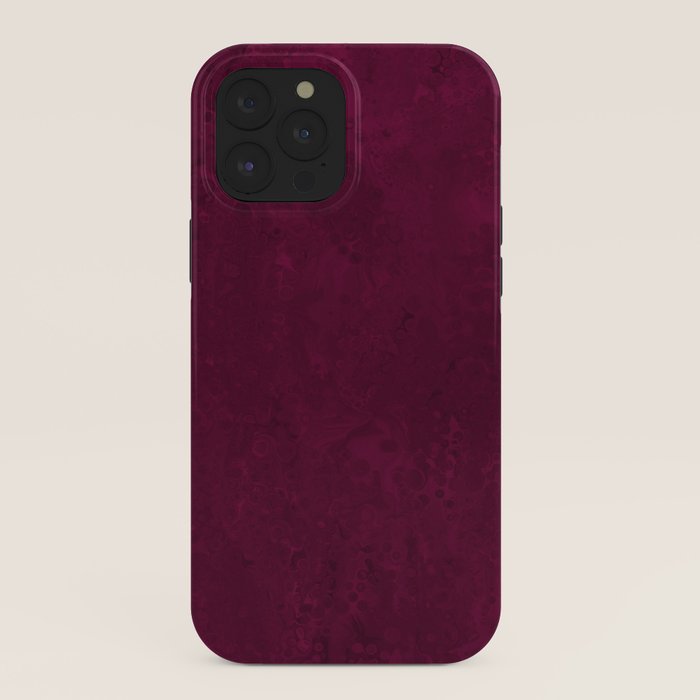 Hand painted modern abstract burgundy marble watercolor iPhone Case Gallery Image 40
