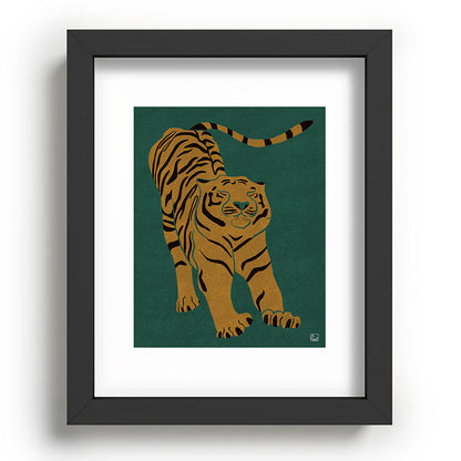 Tiger Doesn't Lose Sleep Framed Art Print Gallery Image 80