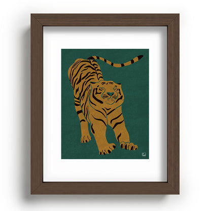 Tiger Doesn't Lose Sleep Framed Art Print Gallery Image 86