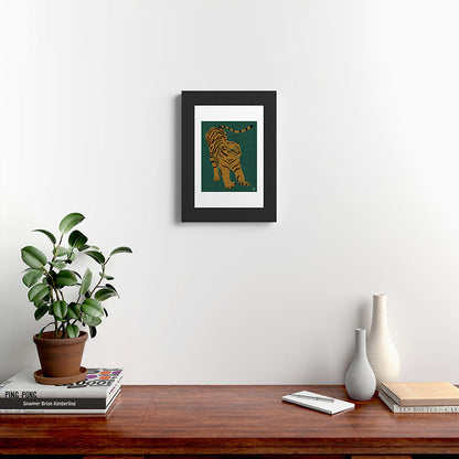 Tiger Doesn't Lose Sleep Framed Art Print Gallery Image 42