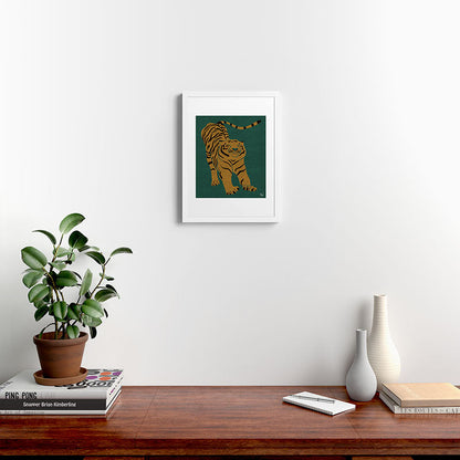 Tiger Doesn't Lose Sleep Framed Art Print Gallery Image 32