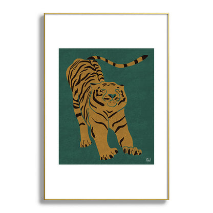 Tiger Doesn't Lose Sleep Framed Art Print Gallery Image 128