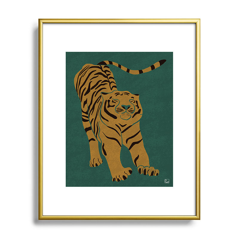 Tiger Doesn't Lose Sleep Framed Art Print Gallery Image 121