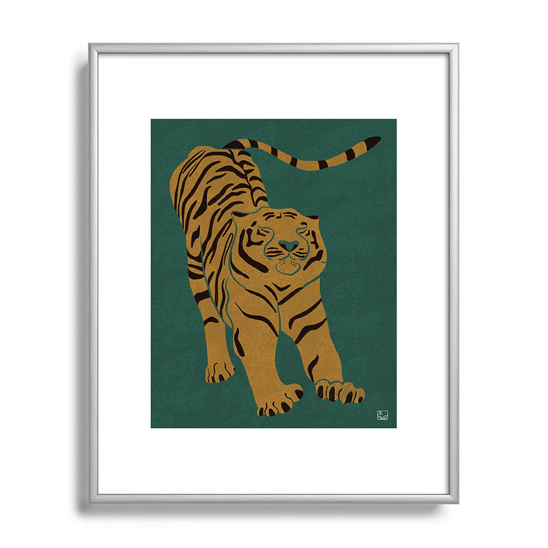 Tiger Doesn't Lose Sleep Framed Art Print Gallery Image 131