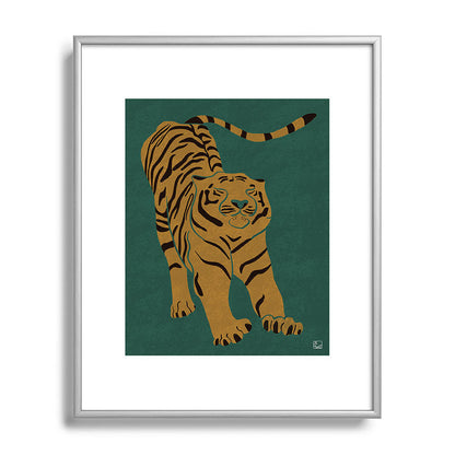 Tiger Doesn't Lose Sleep Framed Art Print Gallery Image 131