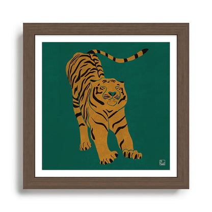 Tiger Doesn't Lose Sleep Framed Art Print Gallery Image 13