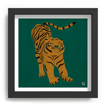 Tiger Doesn't Lose Sleep Framed Art Print Gallery Image 90