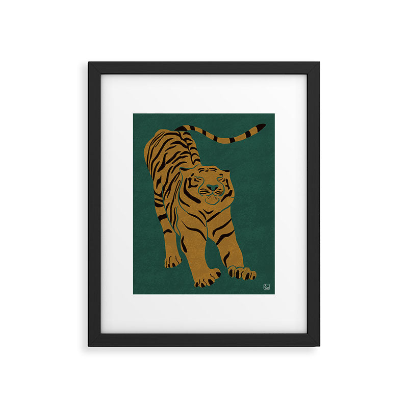 Tiger Doesn't Lose Sleep Framed Art Print Gallery Image 5