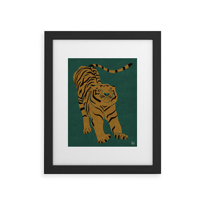 Tiger Doesn't Lose Sleep Framed Art Print Gallery Image 47