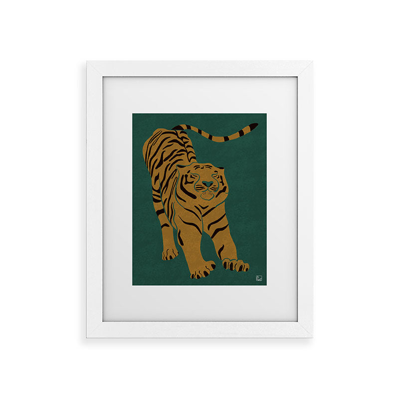 Tiger Doesn't Lose Sleep Framed Art Print Gallery Image 70