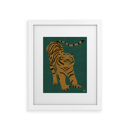 Tiger Doesn't Lose Sleep Framed Art Print Gallery Image 70