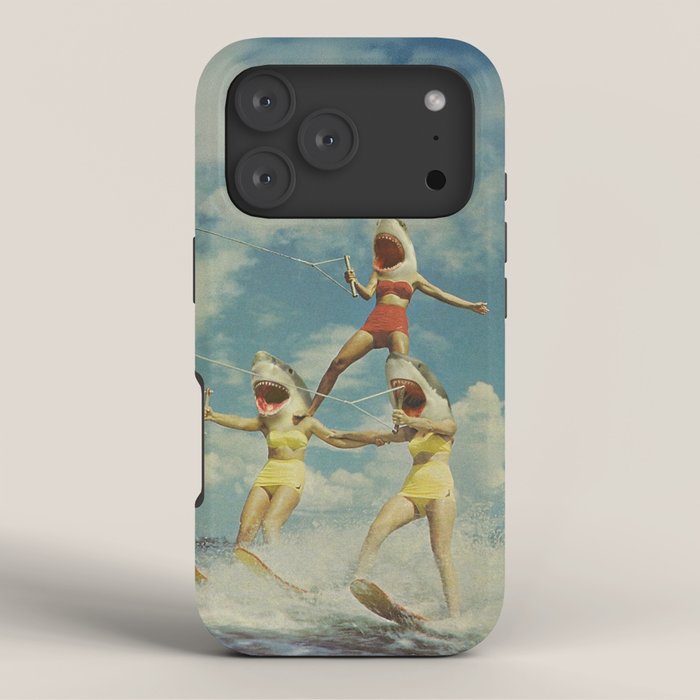 On Evil Beach - Shark Attack iPhone Case Gallery Image 3