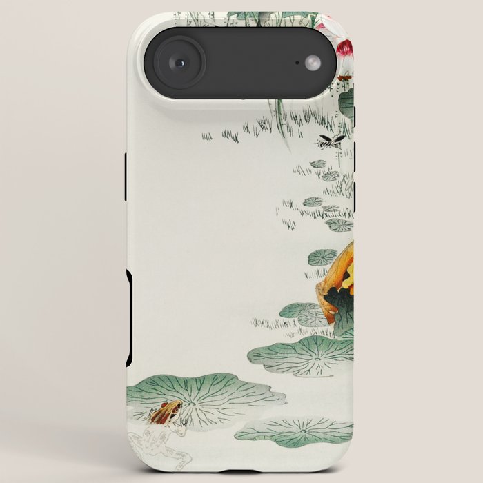 Frog in the swamp - Vintage Japanese Woodblock Print Art iPhone Case Gallery Image 6