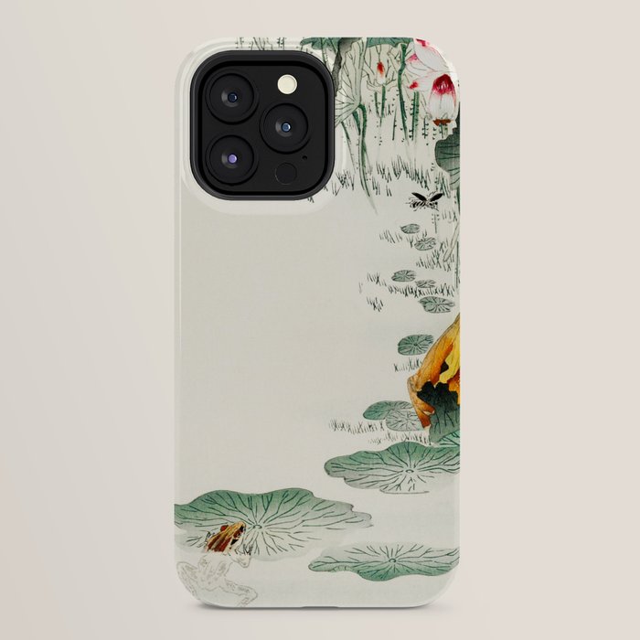 Frog in the swamp - Vintage Japanese Woodblock Print Art iPhone Case Gallery Image 32
