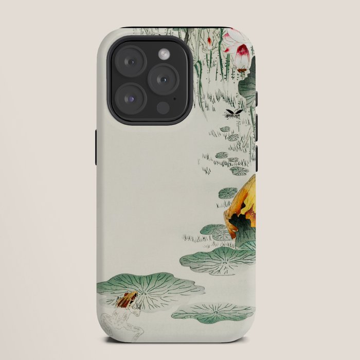 Frog in the swamp - Vintage Japanese Woodblock Print Art iPhone Case Gallery Image 11