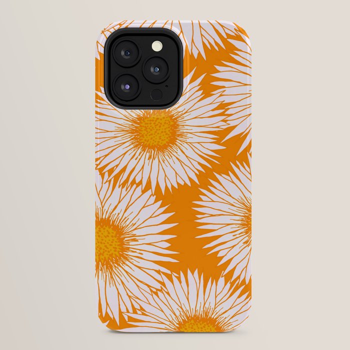 Orange and White Sunflowers iPhone Case Gallery Image 24