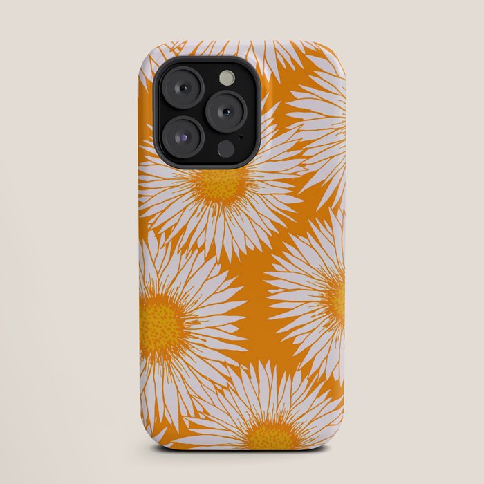 Orange and White Sunflowers iPhone Case Gallery Image 19