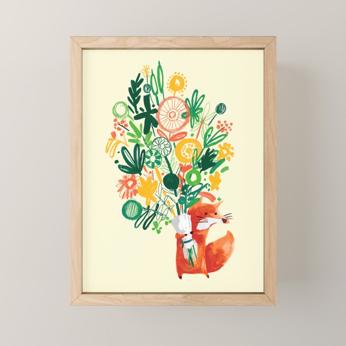 Flower Delivery Mini Art Print Gallery Image 1