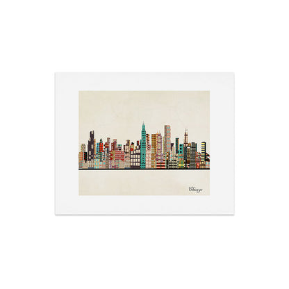 chicago city skyline Art Print Gallery Image 6