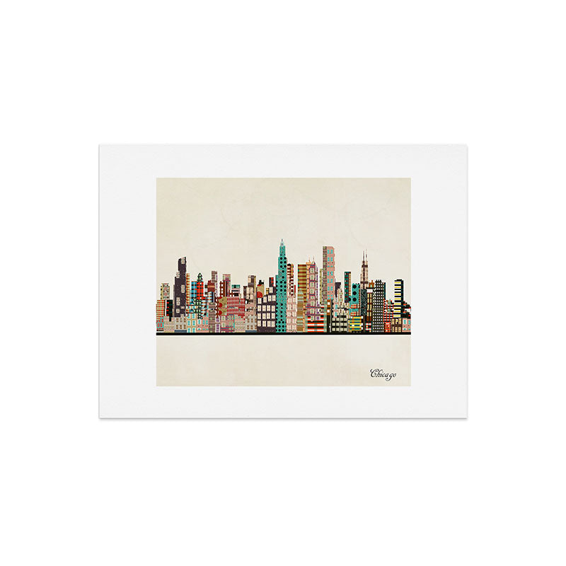 chicago city skyline Art Print Gallery Image 8
