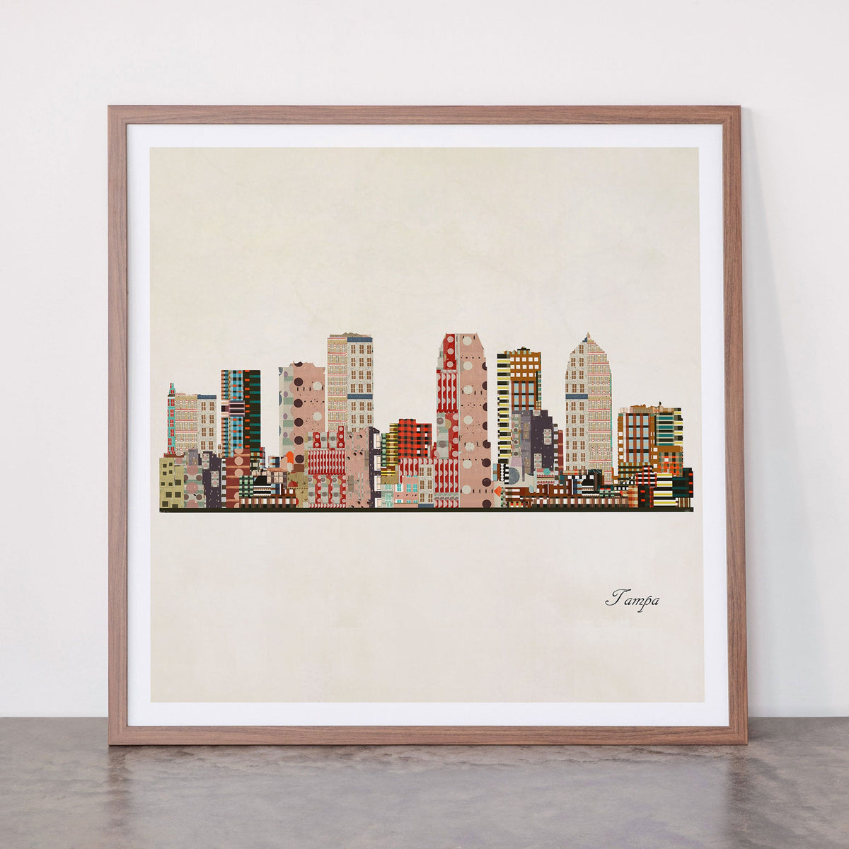 tampa skyline Framed Art Print Gallery Image 66