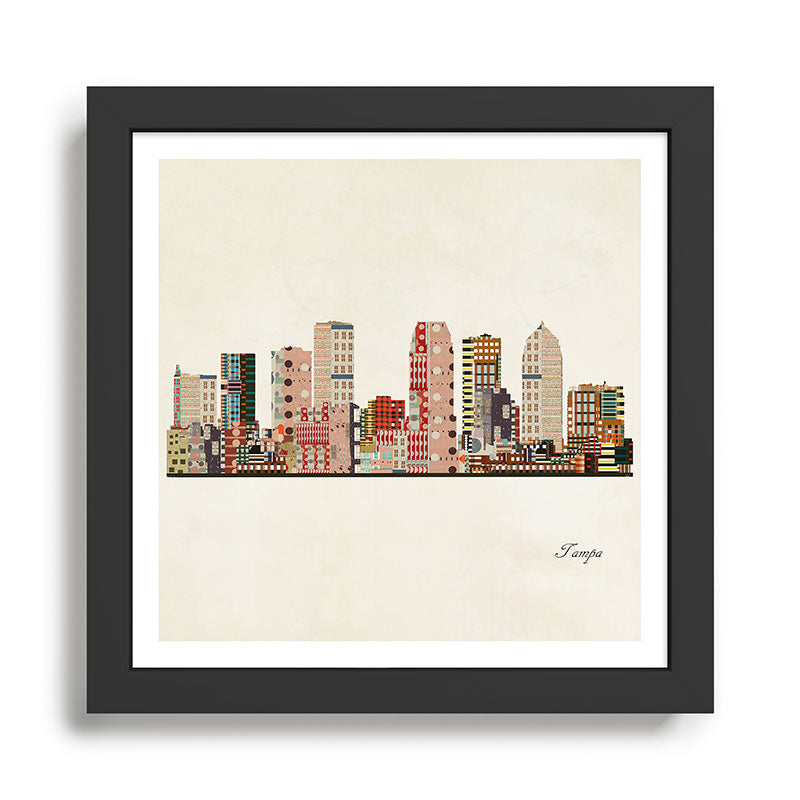 tampa skyline Framed Art Print Gallery Image 2