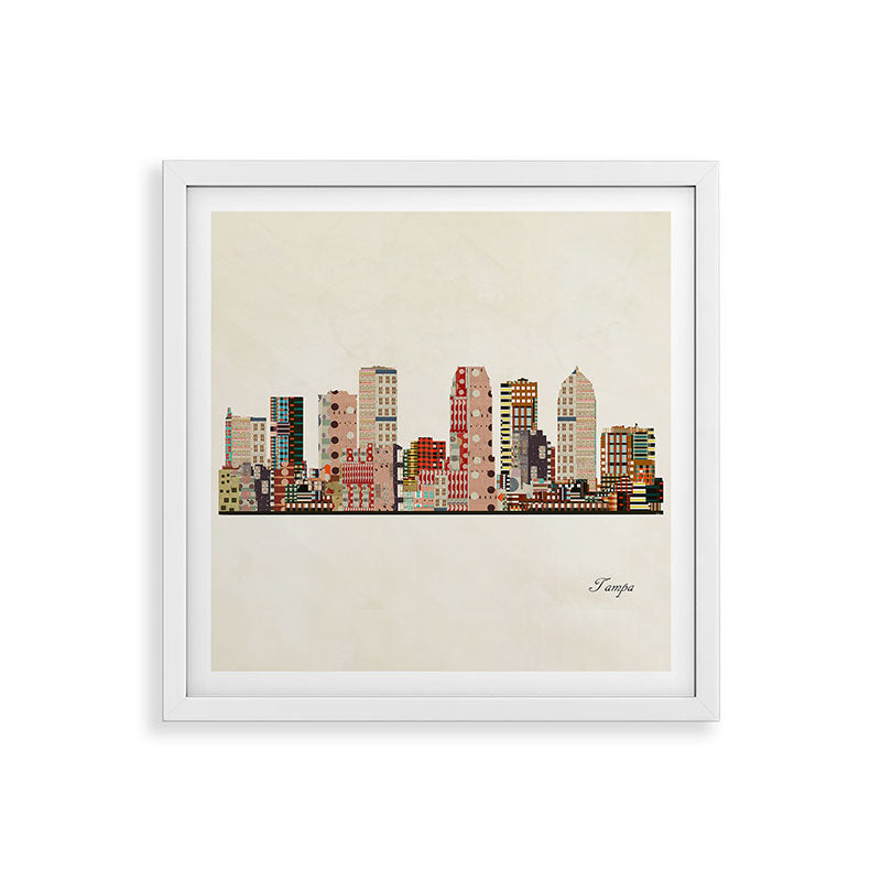 tampa skyline Framed Art Print Gallery Image 38