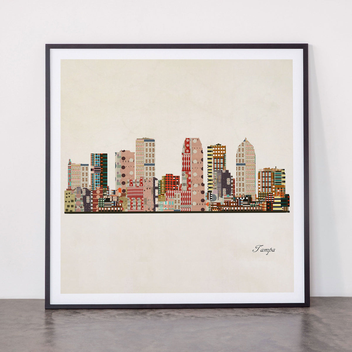 tampa skyline Framed Art Print Gallery Image 11
