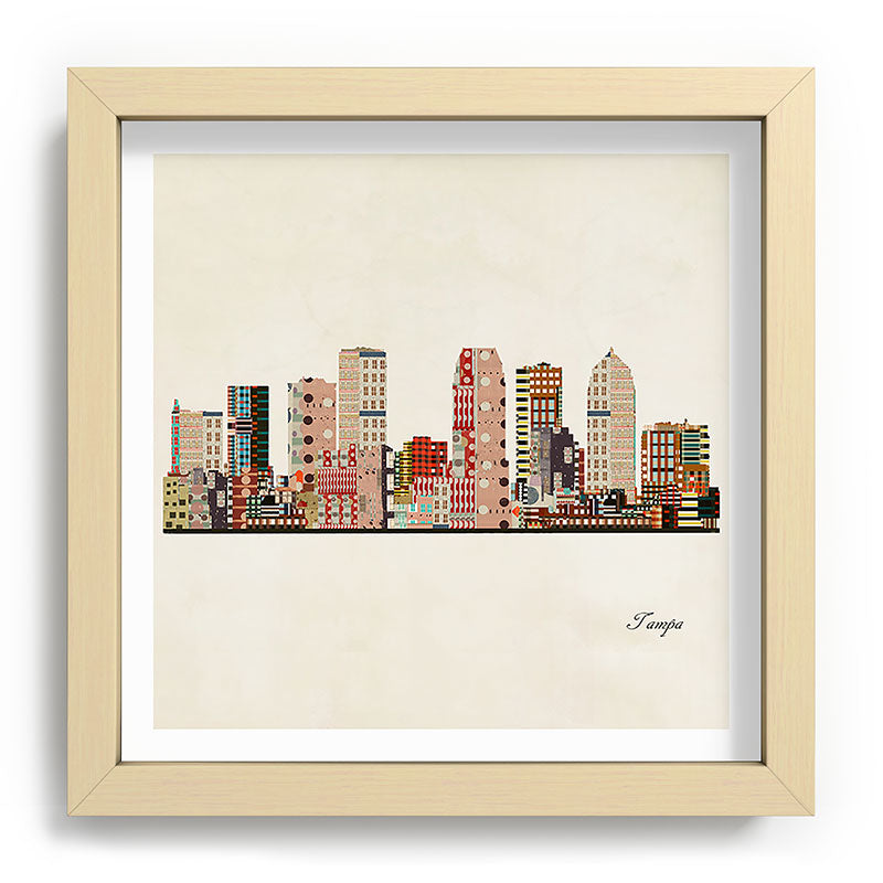 tampa skyline Framed Art Print Gallery Image 106