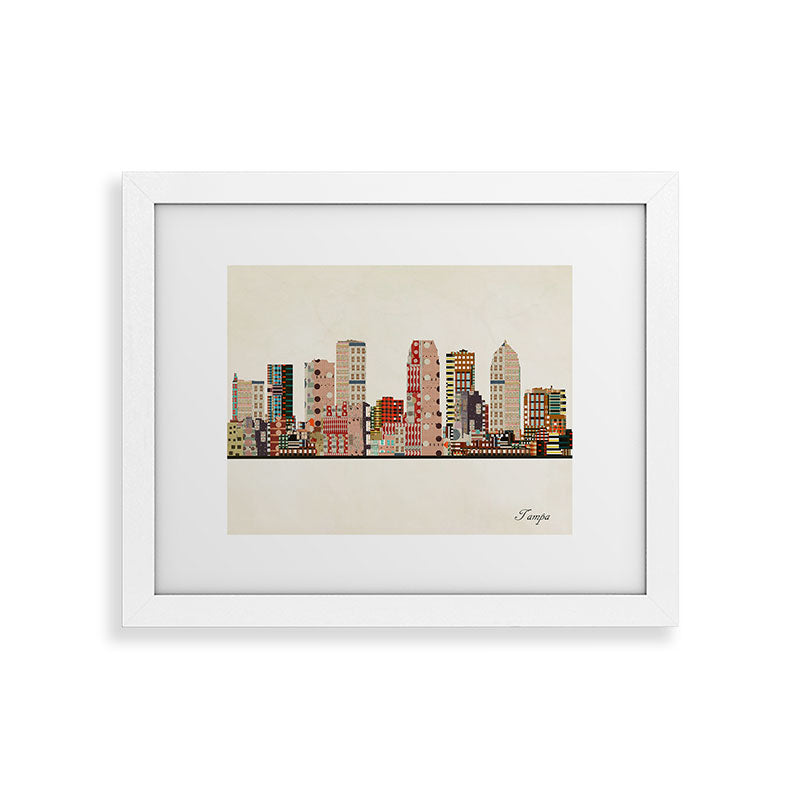 tampa skyline Framed Art Print Gallery Image 69