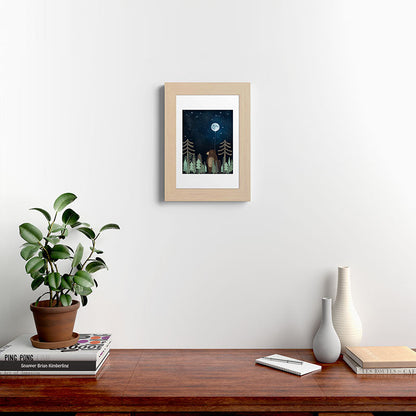the moon balloon Framed Art Print Gallery Image 62