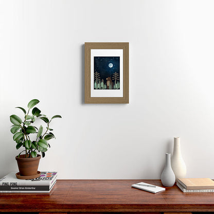 the moon balloon Framed Art Print Gallery Image 52