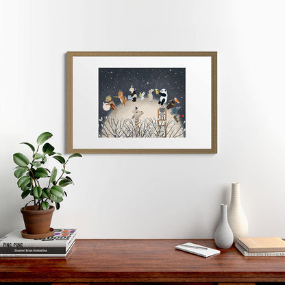 the moon song Framed Art Print Gallery Image 65