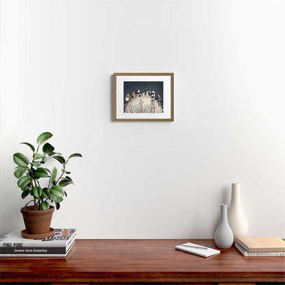 the moon song Framed Art Print Gallery Image 12