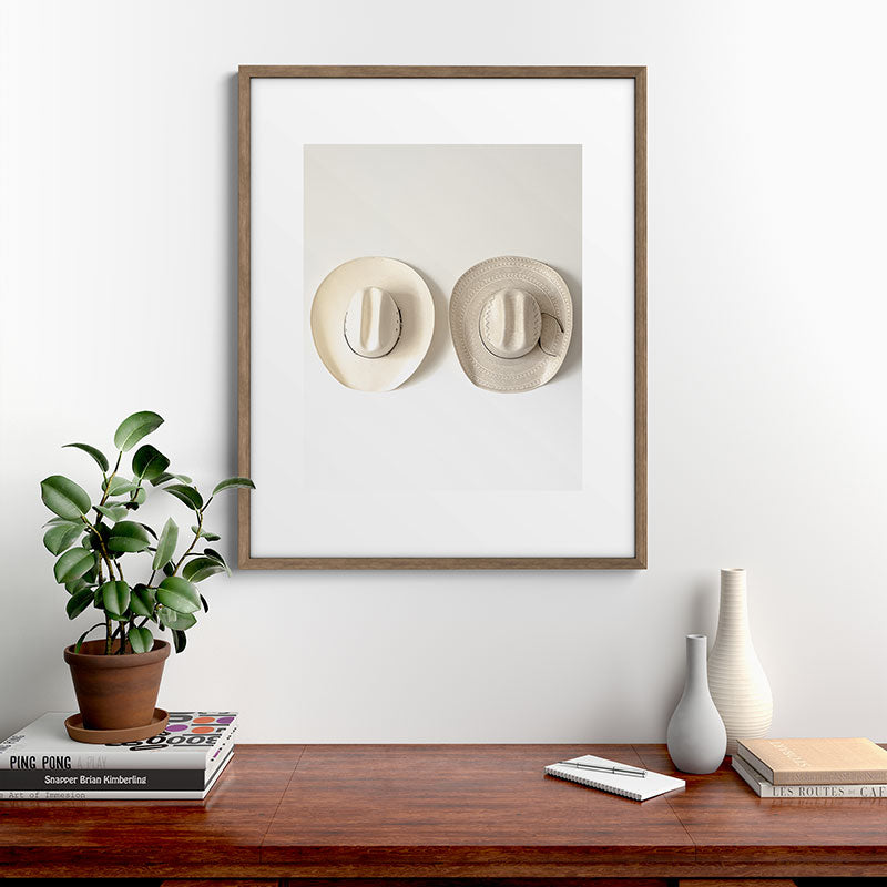 Cowboy Hat Wall Framed Art Print Gallery Image 14