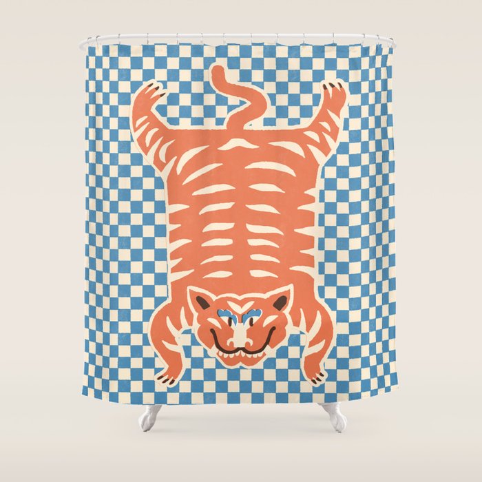Tibetan tiger Shower Curtain Gallery Image 1