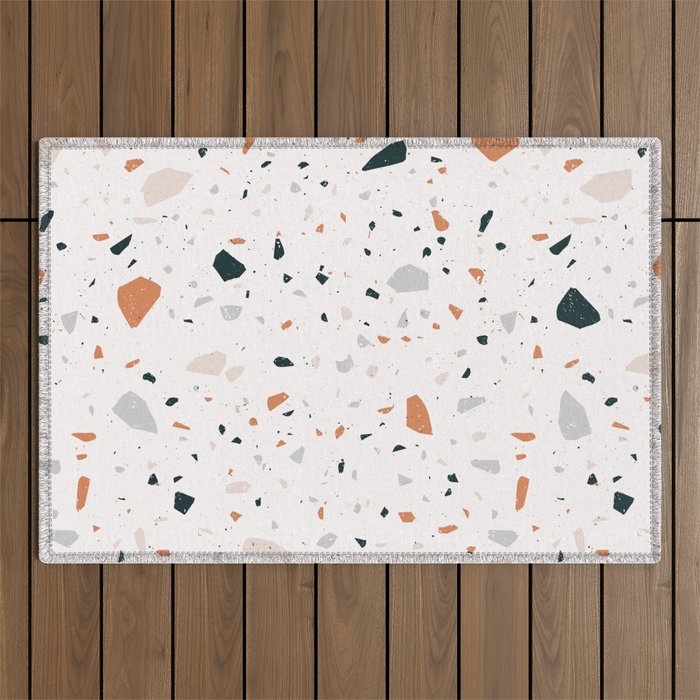 Terrazzo + Copper Outdoor Rug Gallery Image 1
