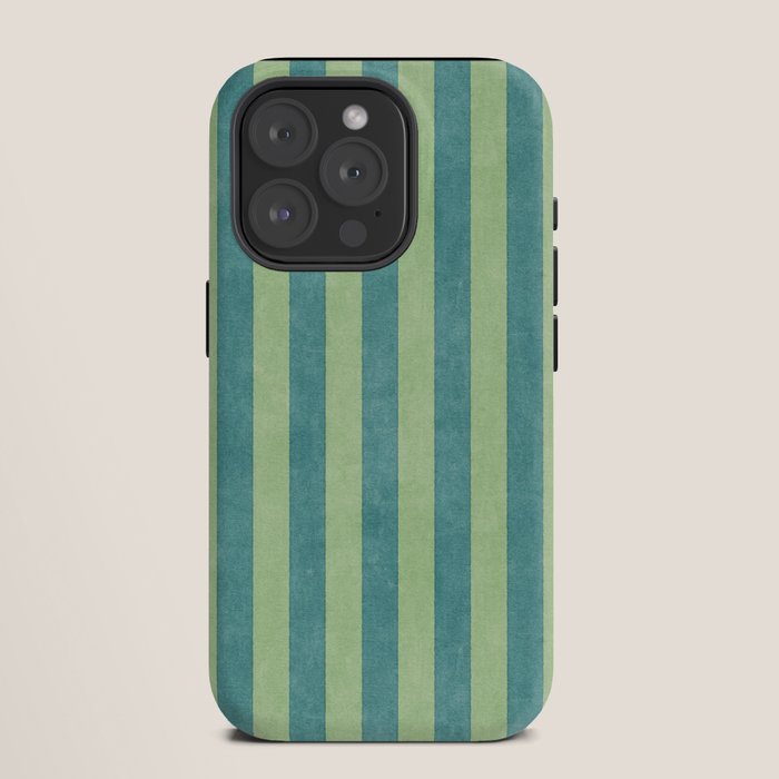 STRIPES - 005 - teal and green iPhone Case Gallery Image 11
