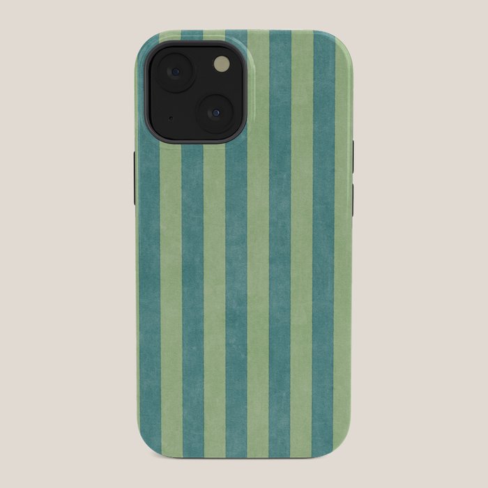 STRIPES - 005 - teal and green iPhone Case Gallery Image 34