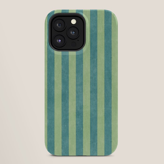 STRIPES - 005 - teal and green iPhone Case Gallery Image 28