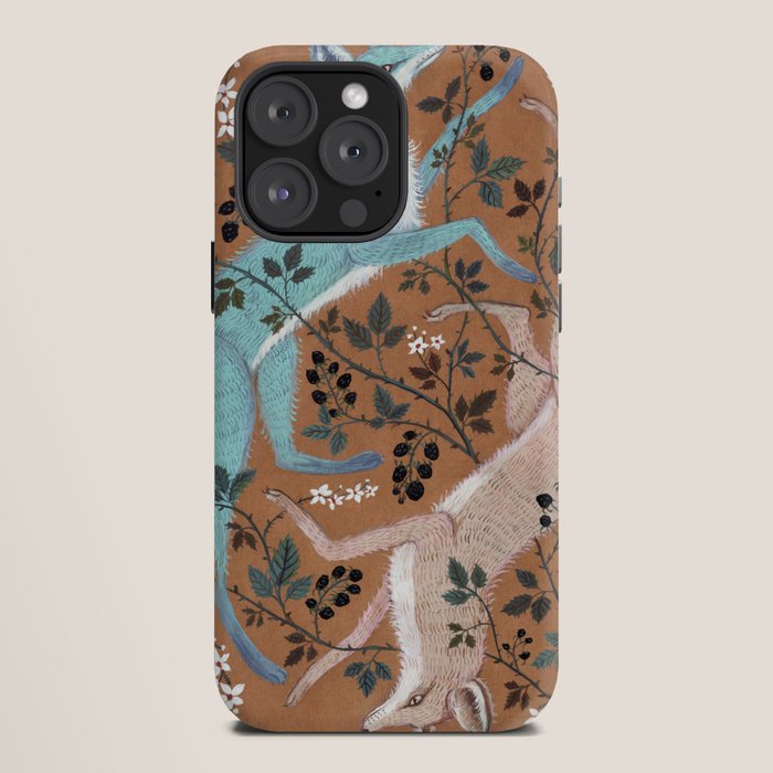 Blackberry Foxes iPhone Case Gallery Image 12