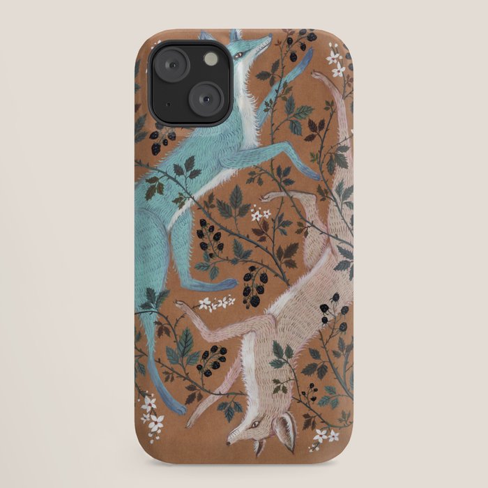 Blackberry Foxes iPhone Case Gallery Image 18