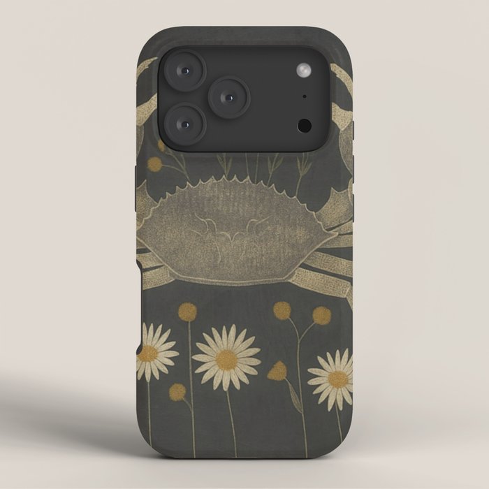 Crab with Daisies iPhone Case Gallery Image 3