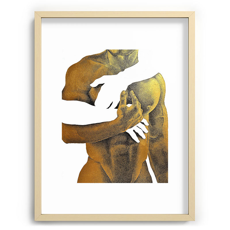 Echoes II - NOODOOD Painting (Gold doesn't print shiny) Framed Art Print Gallery Image 43
