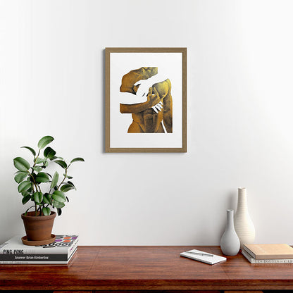 Echoes II - NOODOOD Painting (Gold doesn't print shiny) Framed Art Print Gallery Image 23