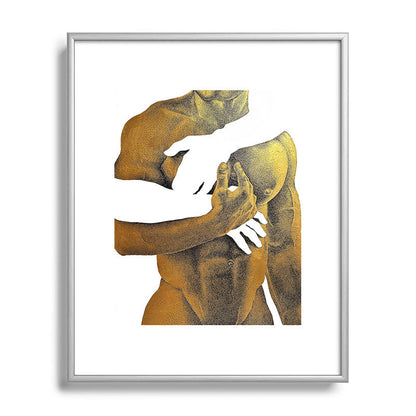 Echoes II - NOODOOD Painting (Gold doesn't print shiny) Framed Art Print Gallery Image 57