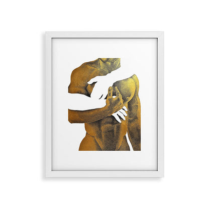 Echoes II - NOODOOD Painting (Gold doesn't print shiny) Framed Art Print Gallery Image 16