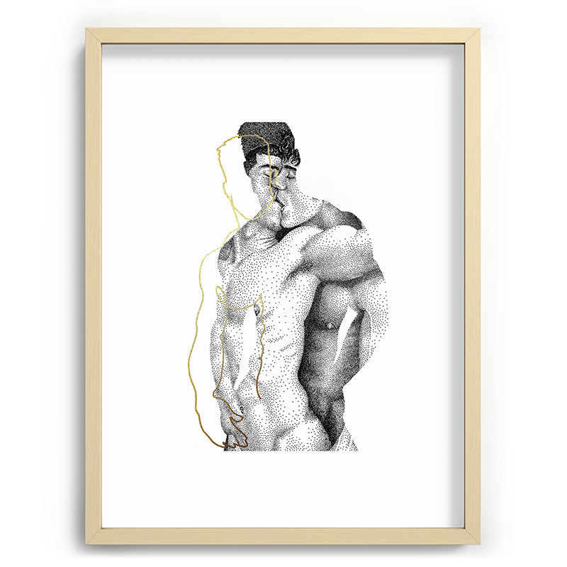 Figuration 1 (GOLD DOESN'T PRINT SHINY) Framed Art Print Gallery Image 43