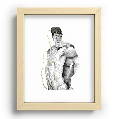 Figuration 1 (GOLD DOESN'T PRINT SHINY) Framed Art Print Gallery Image 41