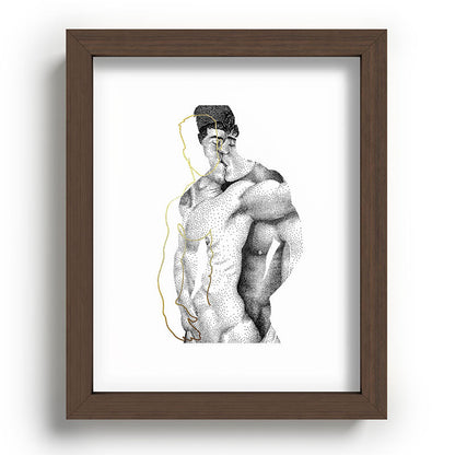 Figuration 1 (GOLD DOESN'T PRINT SHINY) Framed Art Print Gallery Image 37